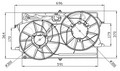 Вентилятор охлаждения Ford Focus I 1620 9804 AT